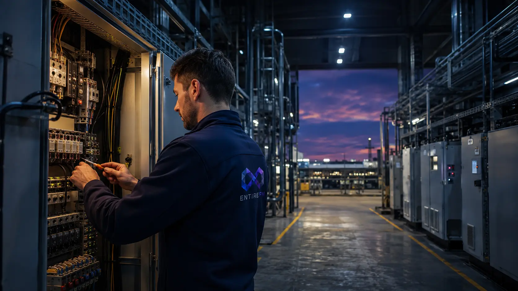 Industrial manufacturing plant