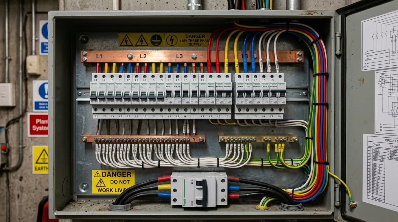 BS 7671 Amendment 3 updates thermal imaging expectations for high-load distribution boards